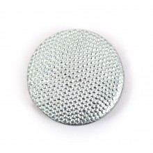 Shank button 22 mm aluminum pebbled