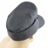 Blue-gray cap single button