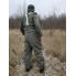 Winter pants field-gray for parka