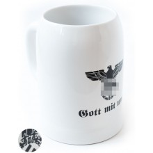 Beer mug 600 ml with the 3rd Reich eagle 