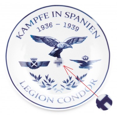 Plate Legion Condor Spain
