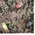 Camouflage fabric textile Dot Pea Erbsentarn discounted