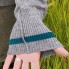 Sweater pullover V-neck ash colour