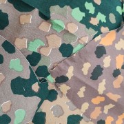Camouflage fabric Dots cuts pieces