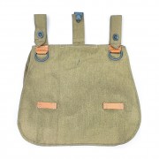 Bread bag brown leather