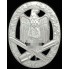 General assault badge in silver