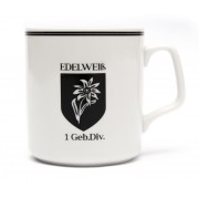 Mug with edelweiss of the 1st mountain division