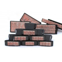 Rubber stamps for WhH, WSS, LfW uniform