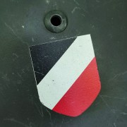 Helmet decal Tricolor shield
