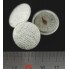 Shank button 22 mm aluminum pebbled