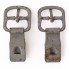 Pair of original steel front hooks for Y-strap
