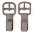Pair of original steel front hooks for Y-strap