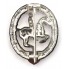 Horseman's badge in silver