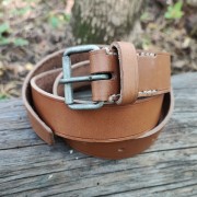 RKKA leather belt stitched