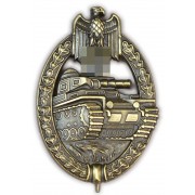 Tank assault badge in bronze