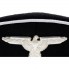 AllgSS black peaked cap w/o insignia