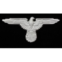 WSS peaked cap eagle silver metal