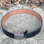 WSS waist belt black thread without buckle