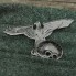 Metal eagle and skull for WSS peaked-cap set