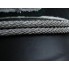 Silver metallic cord strap for peaked cap