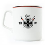 Gott Mit Uns mug with the iron cross 330 ml