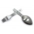 Stainless steel fork-spoon, mess-kit