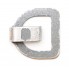 1 pc. ring-hook for backpack A-frame Aluminium