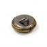 Shank button 14 mm of brass for Gimnastyorka