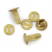 Brass split-pins for German helmet