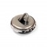 Shank button 14 mm of steel black for Gimnastyorka