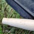 Wooden handle shaft for German folding shovel