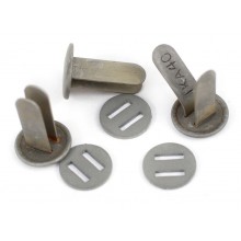 Steel split-pins for German helmet