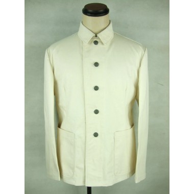 [on order] Summer jacket Drillich white