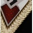 Golden HJ pin badge