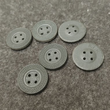 Button 17 mm 4 holes cardboard for clothes