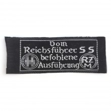 RZM fabric tag label