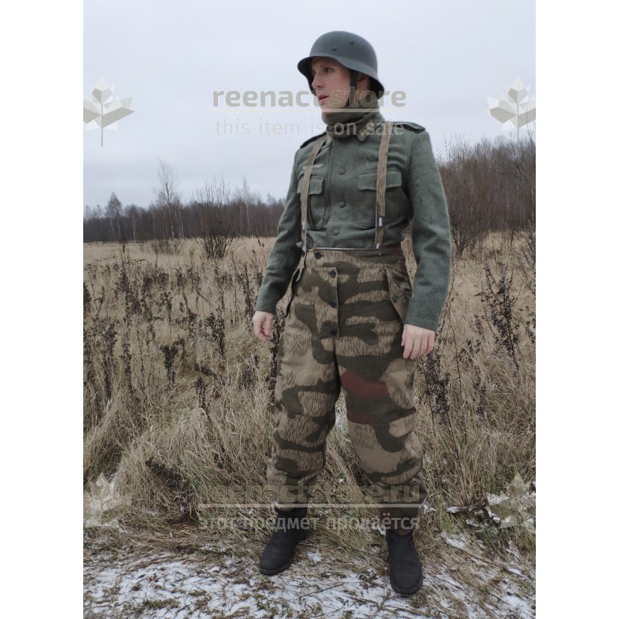 Sesión plenaria Izar escanear Winter pants trousers Marsh Swamp camouflage 1944-45 for Heer parka