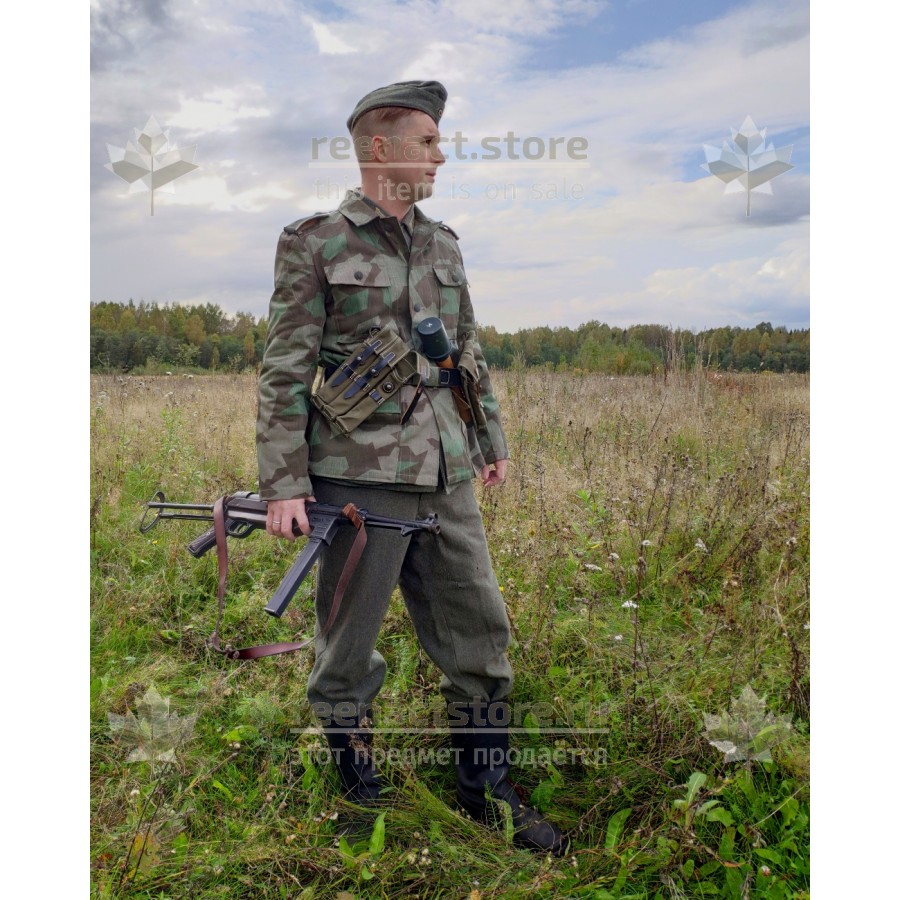 50's] German Army Splinter Camouflage PARATROOPER JACKET WITH HOOD