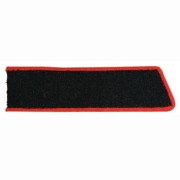 Black collar tabs for gunners tankers tunic