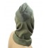 Toque balaclava pipe-scarf olive-green