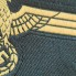 Coast artillery side-cap insignia set eagle + cockade 