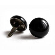 Buttons (pins) for peaked-cap black