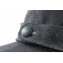 Blue-gray cap single button