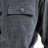 Gray shirt with straight pockets